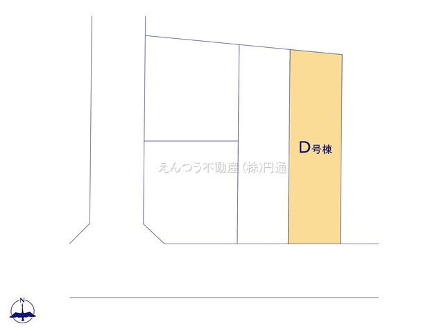 ハートフルタウン白山町5期の区画図