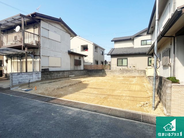 加古川市尾上町口里　第11期　新築一戸建ての外観|周辺は落ち着いた街並みの住宅地！子育てがしやすい住環境です！まだ未完成ですが、現地でしかわからない事もございます。是非一度ご覧ください。