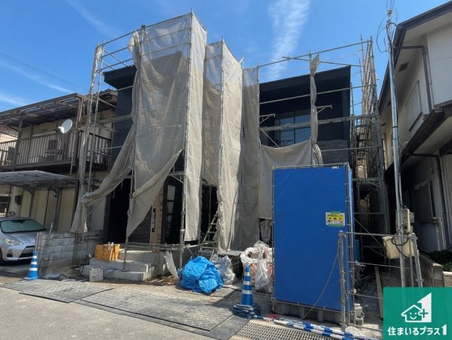 加古川市尾上町口里　第11期　新築一戸建ての外観|周辺は落ち着いた街並みの住宅地！子育てがしやすい住環境です！まだ未完成ですが、現地でしかわからない事もございます。是非一度ご覧ください。