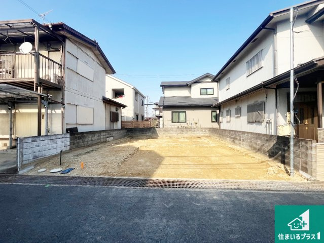 加古川市尾上町口里　第11期　新築一戸建ての外観|周辺は落ち着いた街並みの住宅地！子育てがしやすい住環境です！まだ未完成ですが、現地でしかわからない事もございます。是非一度ご覧ください。