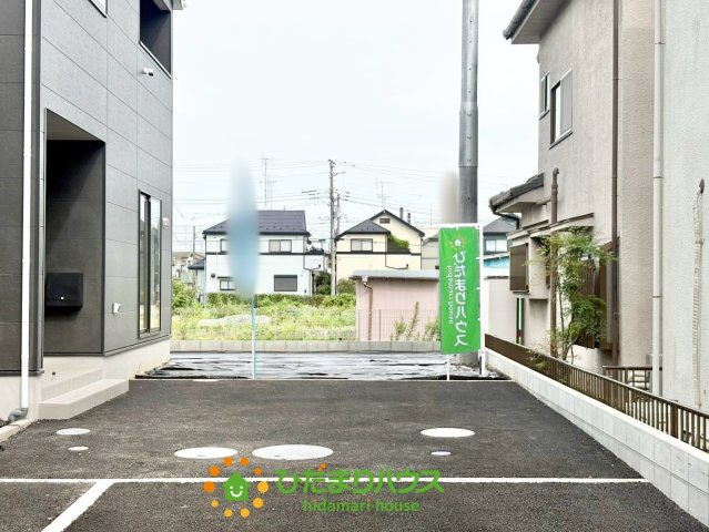 幸手市西第７　新築一戸建て　03　クレイドルガーデンの駐車場|2026/8/28　撮影