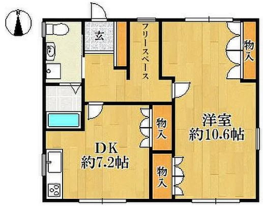 ハウスワン セルフ　の間取り