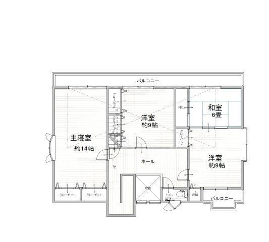 富田林市梅の里リフォーム済戸建ての間取り