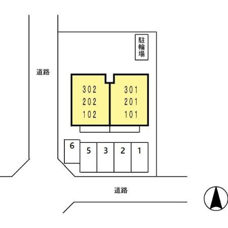メゾンボナールの区画図