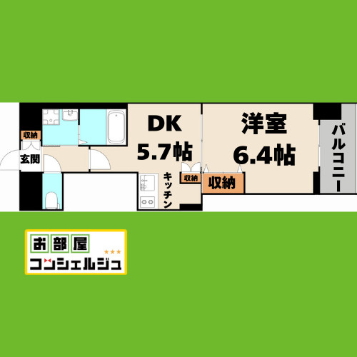 エステムプラザ名古屋駅前プライムタワーの間取り