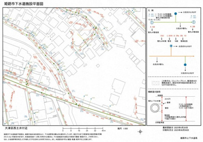 【その他】 | 大津区西土井M売地 | 下水道施設平面図