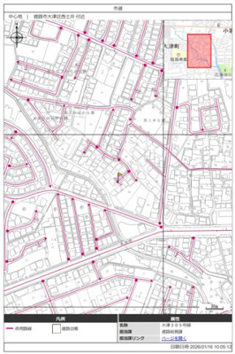 【その他】 | 大津区西土井M売地 | 大津305号線に接道(公道)