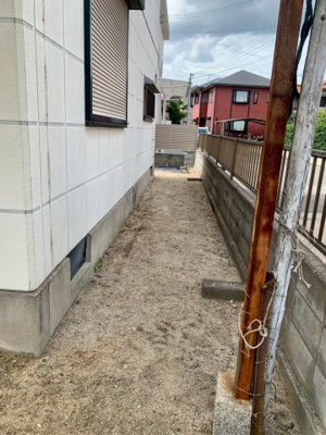 【その他】 | 大津区西土井M売地 | 北東庭側（南より撮影）
