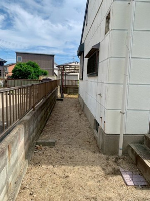 【その他】 | 大津区西土井M売地 | 北東庭側（北より撮影）
