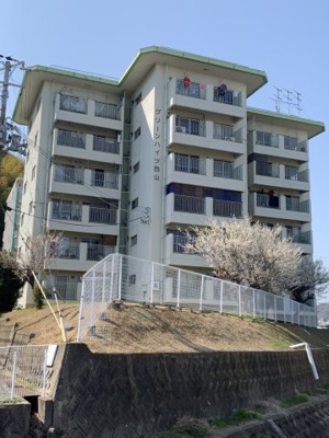 【外観】 | グリーンハイツ西山 | 落ち着いた雰囲気の外観です
