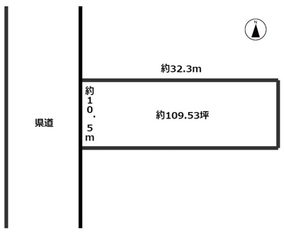 【区画図】 | たつの市龍野町島田　売土地