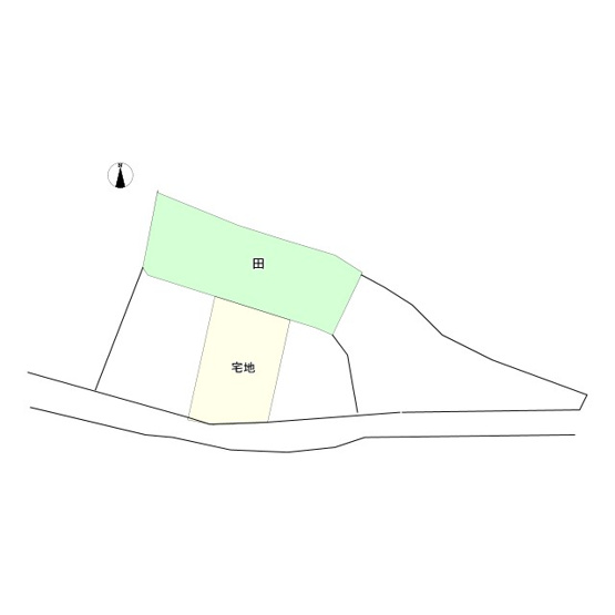 【区画図】 | たつの市揖西町新宮/中古戸建