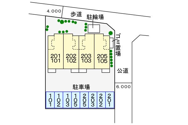 グランデヒサノＣ　　刈谷市近郊の賃貸はクラスホーム刈谷店の駐車場