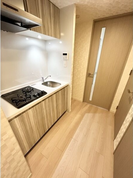 S-RESIDENCE金山Westのキッチン|コンパクトなキッチンで掃除もラクラク