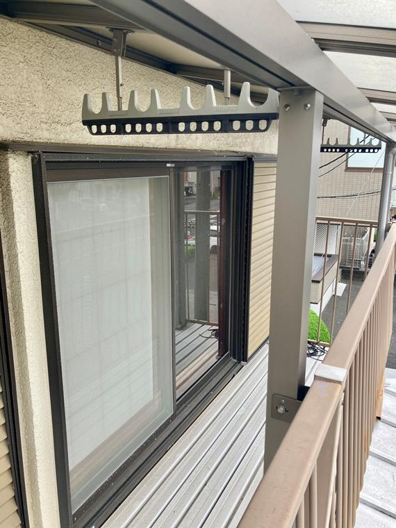 小山町戸建のバルコニー