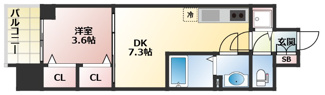 【間取り】 | ベラジオレガシー葛野大路八条