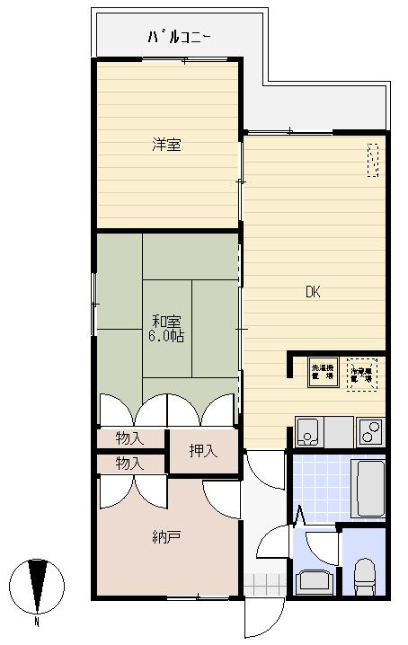 エスポワール古家の間取り