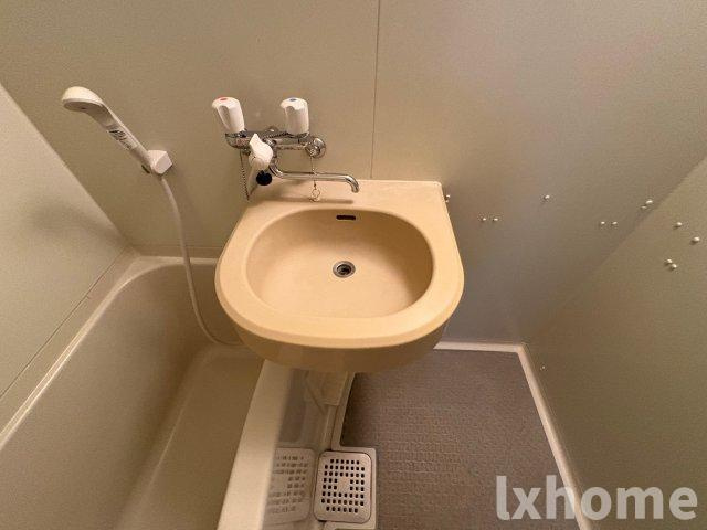 ヤングパレス茨木の洗面所|脱衣スペースもあります