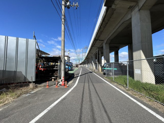 【前面道路含む現地写真】 | 唐崎４丁目　２号地