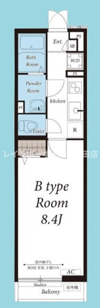 リブリ・リティンデー※初期費用分割あと払いサービス利用可能物件の間取り
