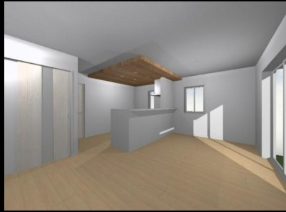 戸建 日高市大字高萩の居間・リビング