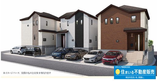 須惠町須惠653番　B号棟の外観パース