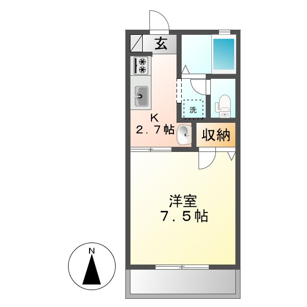 ディアエスタＡの間取り