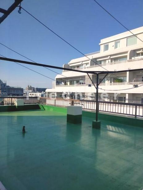 東洋マンションのバルコニー