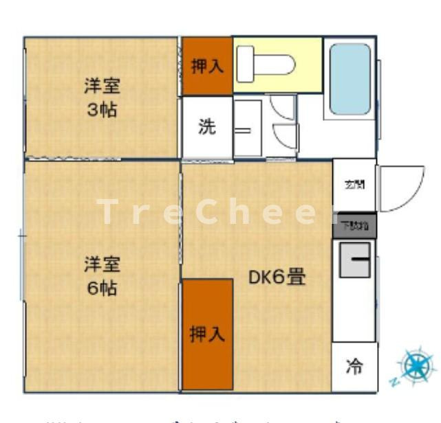 東洋マンションの間取り