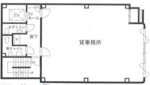 上六原田ビルの間取り