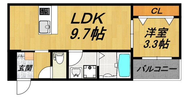 【間取り】 | LE COCON 豊橋Ⅱ