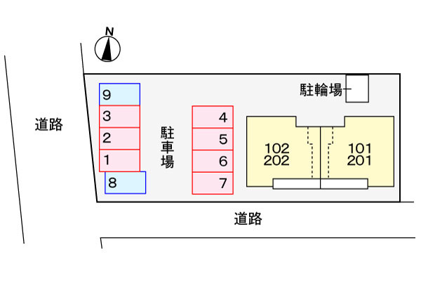 ラ・ルミエールの区画図