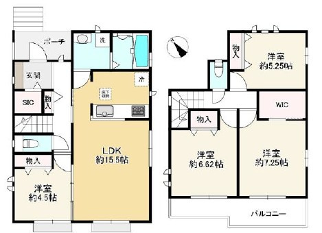三木市自由が丘本町2丁目　A号棟