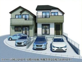 価格変更♪須磨区多井畑筋替道　新築戸建て　A号棟の外観パース|外観パースです