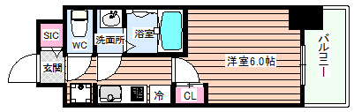 【間取り】 | プランドール新北野
