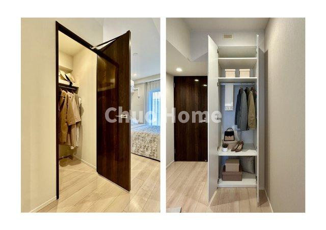 シティタワーズ東京ベイセントラルタワーの収納|居室にはクローゼットを完備し、自由度の高い家具の配置が叶うシンプルな空間です。お子様の成長と必要になる子供部屋を与えるにはぴったりの間取りですね。