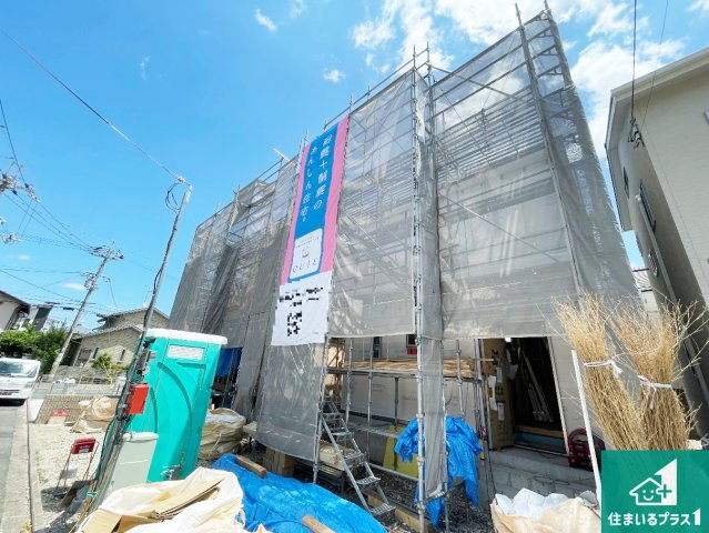 ★京都市西京区大原野上里男鹿町　第1期　新築一戸建ての外観|現在の進捗状況です！順調に作業進行中、完成が待ち遠しいです！詳細の間取り等、お気軽にお問い合わせください！