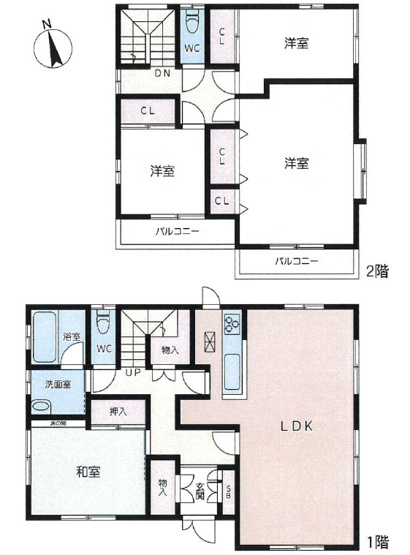 【間取り】 | 千葉市若葉区桜木4丁目