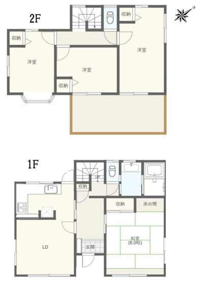 【間取り】 | 4LDKはリビングダイニングキッチンと4つの居室がある間取りで、大家族や二世帯住宅に最適。広々としたリビングで家族団らんを楽しみ、個室でプライベートな時間も確保でき、豊かな生活を送ることができますよ。