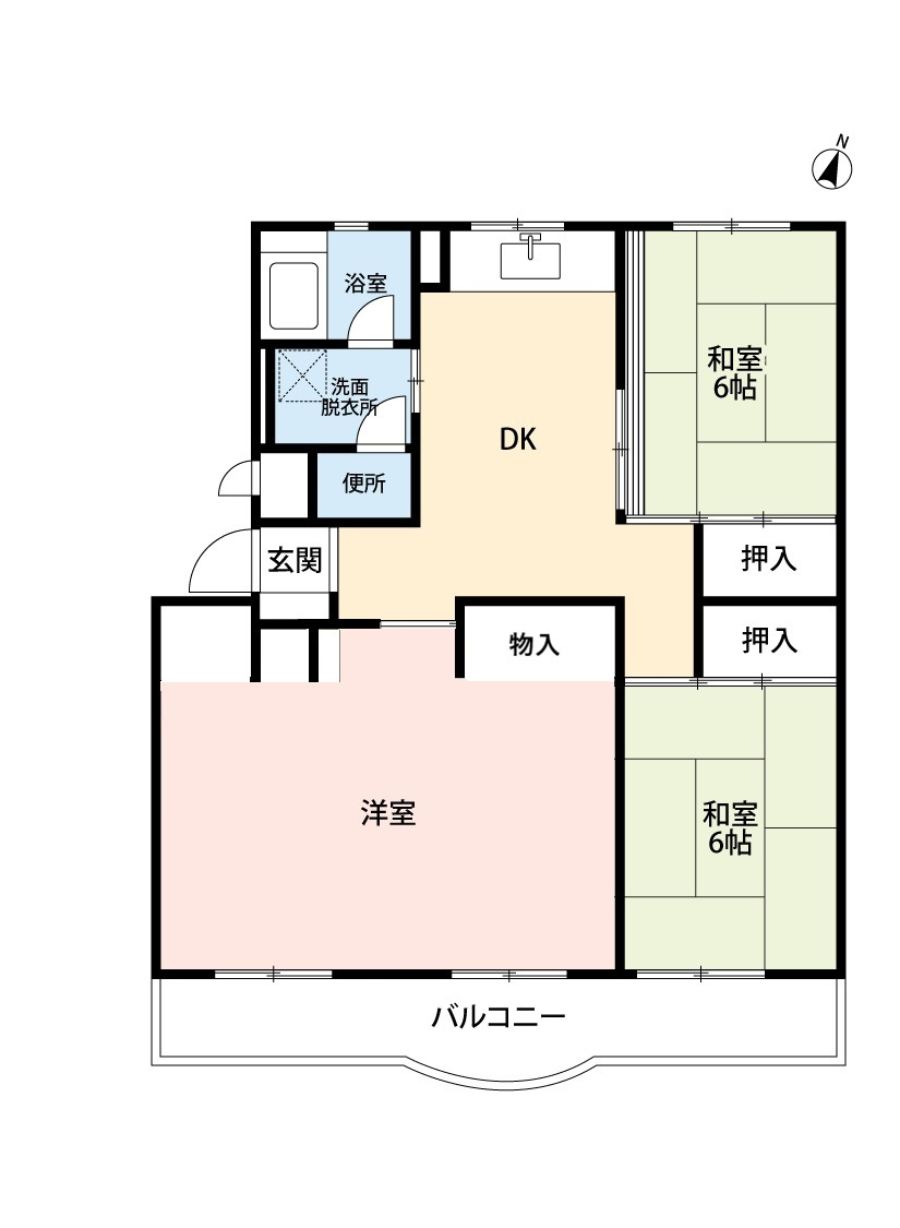 ローレルハイツ北神戸二号棟の間取り|間取図