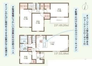 リーブルガーデン堺市東区大美野6期の間取り