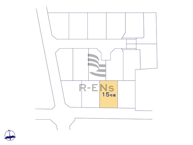 【区画図】 | 西東京市泉町３丁目　新築戸建て　１５号棟 | 西東京市泉町に全16棟の新しい街が誕生です