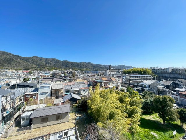 ◆２０２５年８月リフォーム完了◆２面ワイドバルコニー付き◆最上階◆角部屋◆ルネ伏見東の展望|バルコニーからの眺望