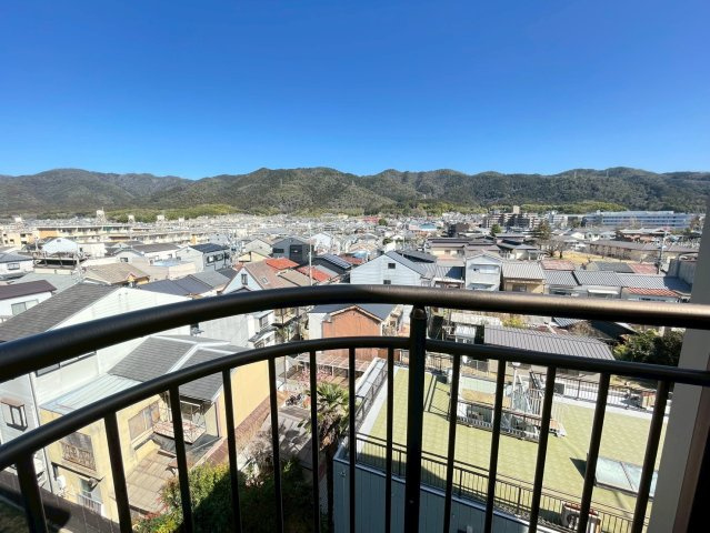 ◆２０２５年８月リフォーム完了◆２面ワイドバルコニー付き◆最上階◆角部屋◆ルネ伏見東の展望|バルコニーからの眺望