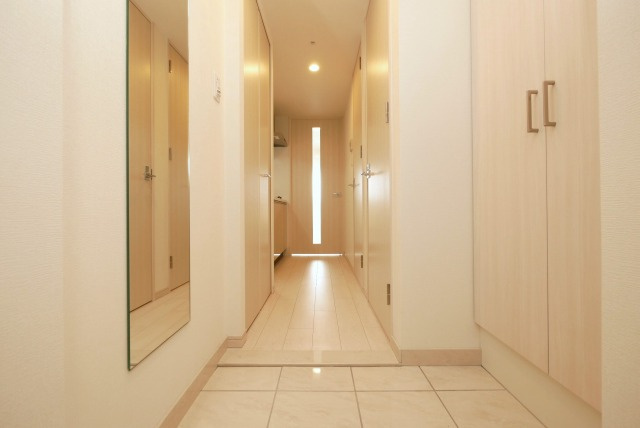 アドバンス難波南ワイズの玄関