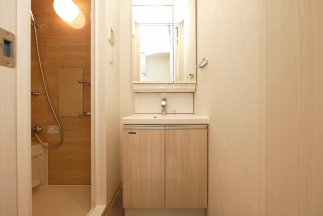 アドバンス難波南ワイズの独立洗面台