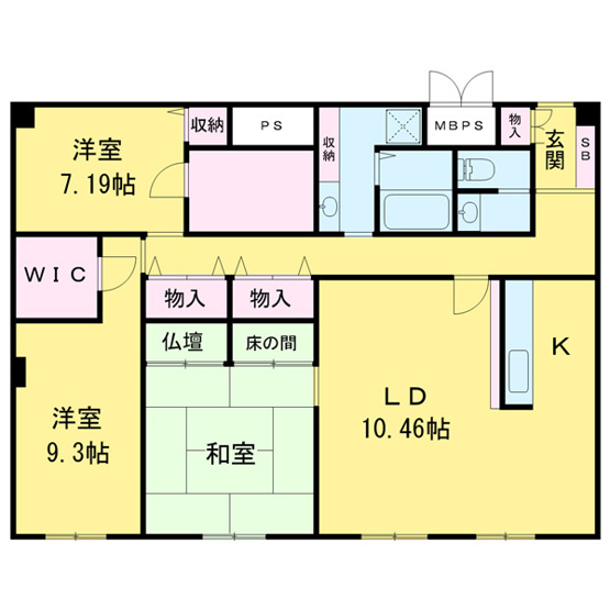 【間取り】 | エスペロー平和台