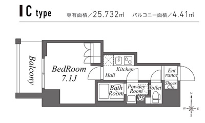 【区画図】 | 新品家具付きマンション池袋9(KaGood東京) | ※間取りと異なる場合は現状を優先します。