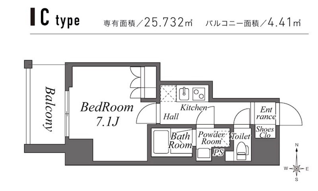 【区画図】 | 新品家具付きマンション池袋9(KaGood東京) | ※間取りと異なる場合は現状を優先します。