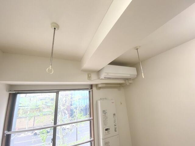 室内物干し付き